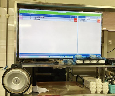 るり渓ゴルフクラブ様のレストランオーダーシステム(キッチンモニター)