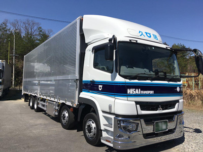 運送業システム一番星導入事例:久居運送様で活躍するトラック